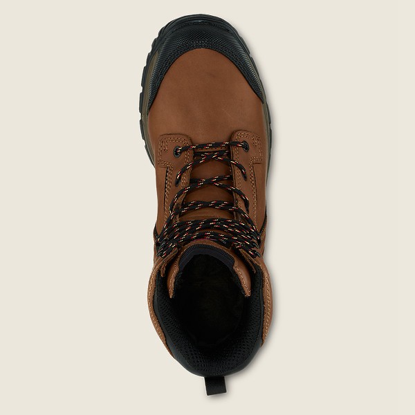 Botas de Seguridad Red Wing Hombre Marrom/Negros - Flexforce® - 8-Inch Waterproof Toe - 230-QNVDIU